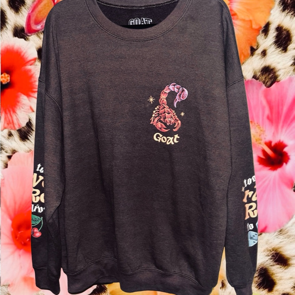 Culture Kings Goat Crew sweatshirt, brown, size XL